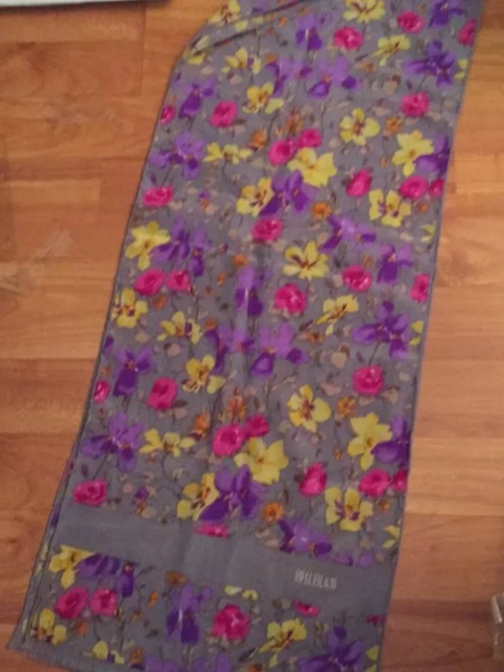 Bill Blass Floral Scarf